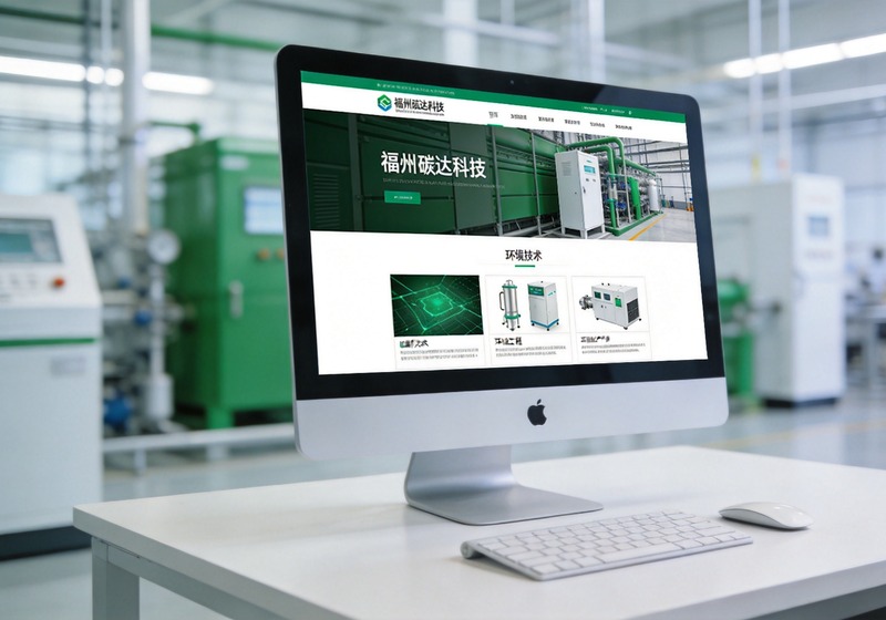 马尾�碳达科技网站效果图